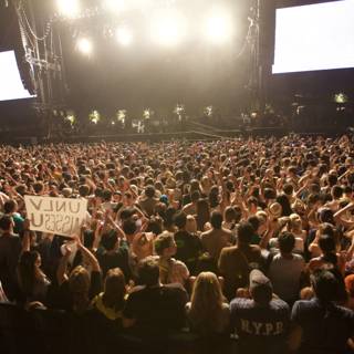 A Sea of Sign-Waving Fans at Coachella 2009