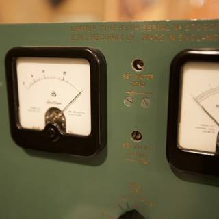 Vintage Radio with Gauges