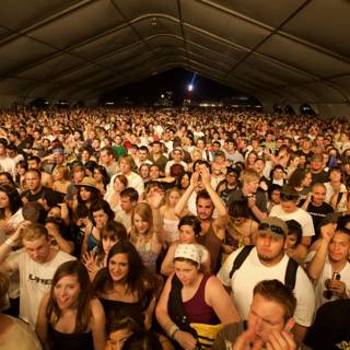 Electrifying Concert Crowd at Coachella 2008