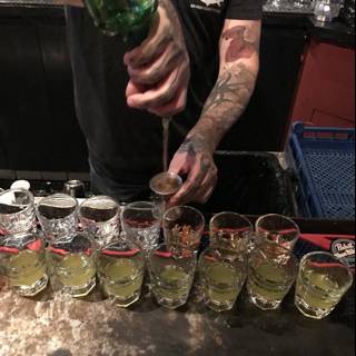 Pouring up at the Pub