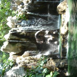 Slate Waterfall in the Rainforest