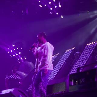 Gucci Mane Rocks the Stage Under Purple Lights