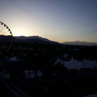 Ferris Wheel Sunset at Coachella Music Festival