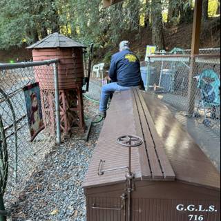 Quiet Moment at the Railway Hut