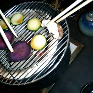 Grilling Up a Vegetable Feast in Tokyo
