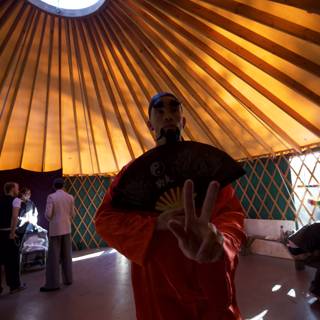 The Orange Robe Monk in the Yurt