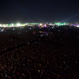 Illuminated Crowd at Coachella