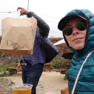Friends Sharing Food and Drinks Outdoors