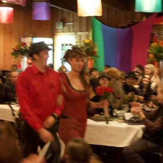 Dancing in the Cozy Restaurant