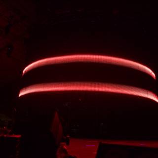 Red Glow on Coachella Stage