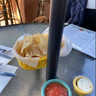 Chips and Salsa on the Table