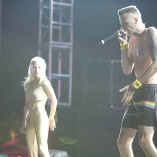 Shirtless Performer Rocks Coachella Stage