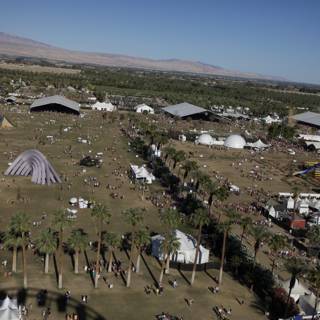 A Bird's Eye View of Coachella Music Festival