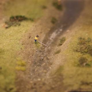 Miniature Explorer on an Adventure