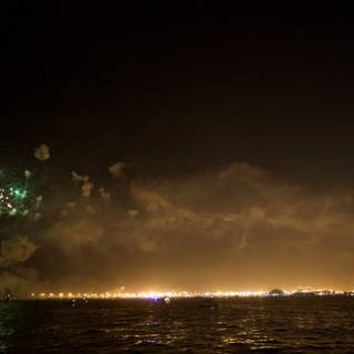 Festive Fireworks on the Bay