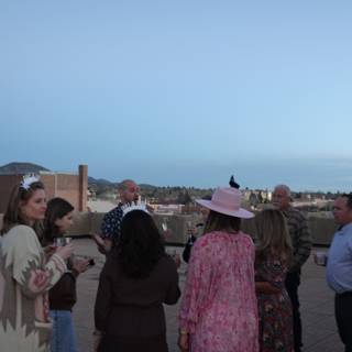 Rooftop View of Santa Fe Cityscape