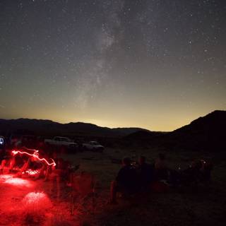 Night Camping under the Starry Sky
