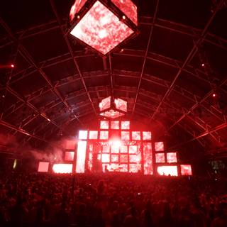 Coachella Stage Lights up with an Enthusiastic Crowd