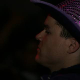 Shimmering Purple Headgear