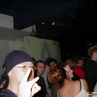 Peace Sign at the Nightclub