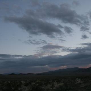 Dusk over the Desert Plateau