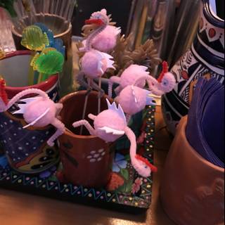 Flamingo Potted Plants