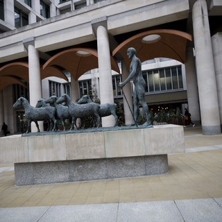 The Shepherdess Sculpture at London Barbican Centre