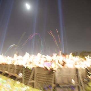 Illuminate the Night: Pyrotechnics Light Up Coachella's Friday Night Concert