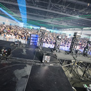 Laser-Lit Stage View Over Massive Wobbleland Crowd