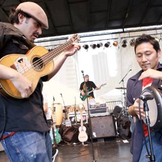 Ozomatli Music Band Performing on Stage