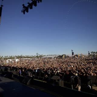 Epic Crowd at Coachella Rock Concert