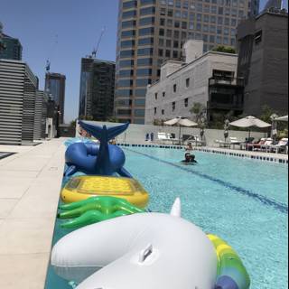 Whale of a Time at the Urban Resort Pool