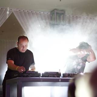 Smoke-filled DJ Session