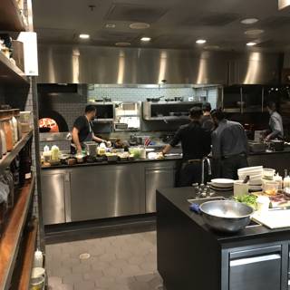Busy Kitchen at The Broad Restaurant