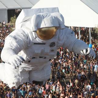 Floating Astronaut at Coachella