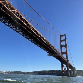 Golden Gate Bridge in a Blue Sky