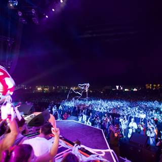 Electrifying Night: Crowd Goes Wild at Coachella Rock Concert