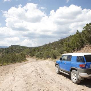 Offroading Adventure in a Blue SUV