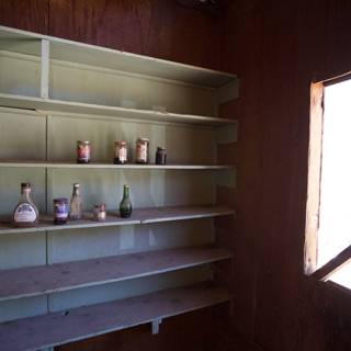 Desert Explorer's Wooden Shelf