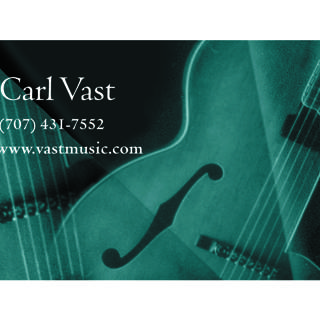 Custom Guitar Business Card Template