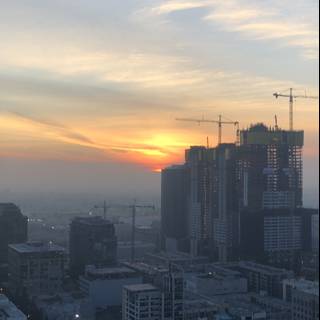 City Sunsets: A View from Above