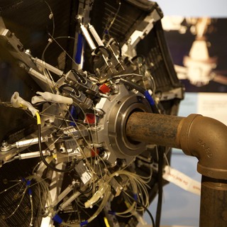 Complex Aerospace Engine Display at Science Museum