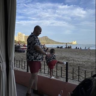 Sunset Moments at Waikiki Beach