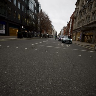 Overcast Evening on a Quiet London Street