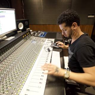 Mixing Tunes in the Music Studio