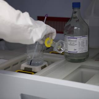 Scientist Conducting Lab Experiments