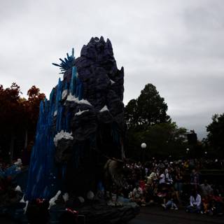 Magical Ice Sculpture Float at Disneyland Parade