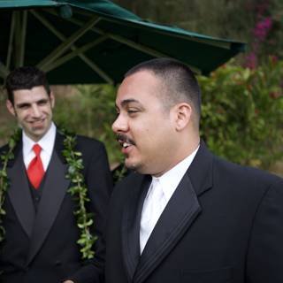 Formal Attire at a Hawaiian Wedding