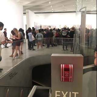 Airport Crowd at The Broad