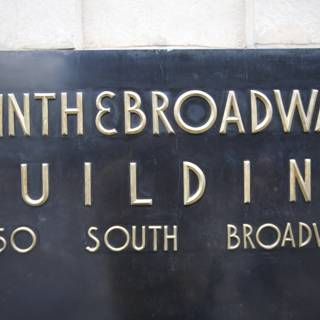 Ninth Broadway Building Sign